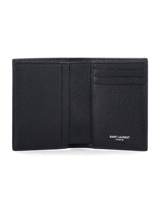 26FW 생로랑 타이니 카산드라 크레딧 카드 월렛 그레인드 레더 847958AAELP 1000 NERO - SAINT LAURENT