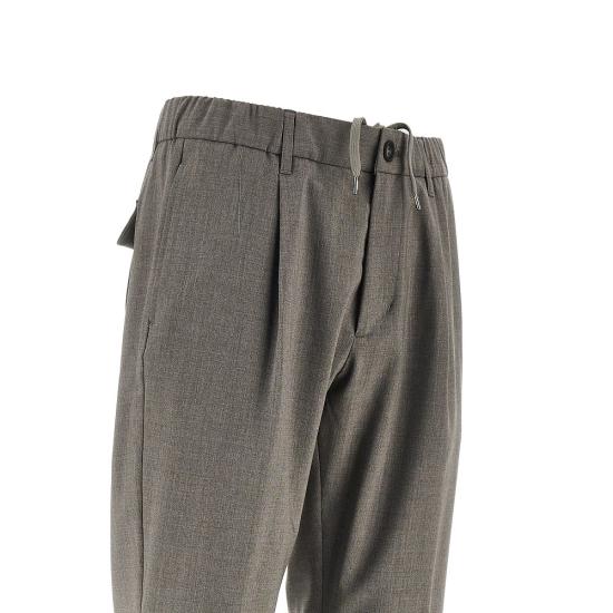 26SS 에르노 바이 스트레치 울 팬츠 PT000180U33488 Grey - HERNO