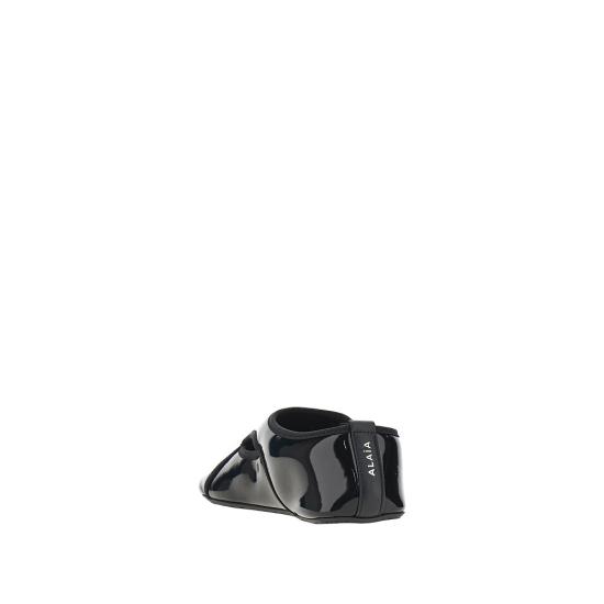 26SS 알라이아 플랫 슈즈 AA3A065A034 Black - ALAIA