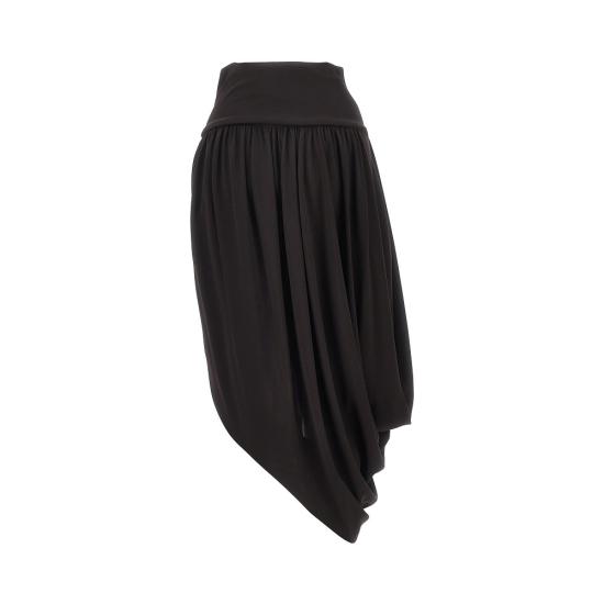 26SS 알라이아 스커트 AA9J2489J077C Brown - ALAIA