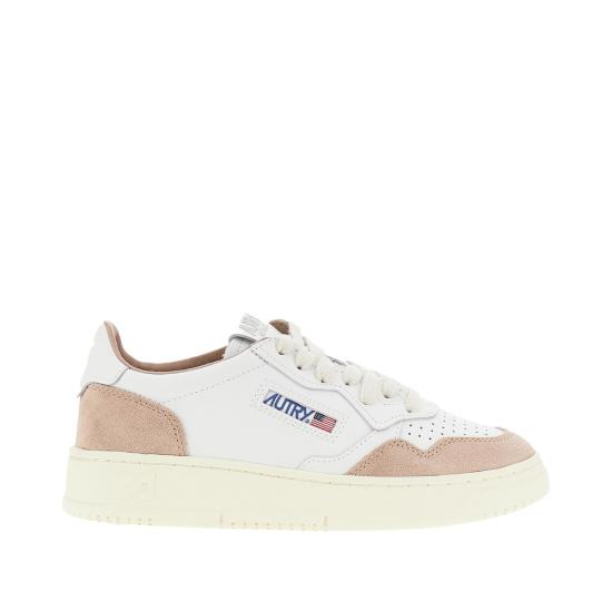 26SS 오트리 메달리스트 로우 레더 스니커즈 AULWFT04 White