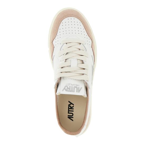 26SS 오트리 메달리스트 로우 레더 스니커즈 AULWFT04 White - AUTRY