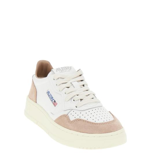 26SS 오트리 메달리스트 로우 레더 스니커즈 AULWFT04 White - AUTRY