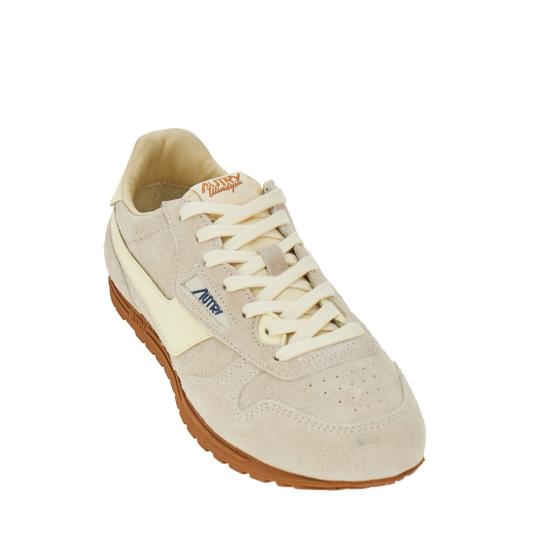 26SS 오트리 윈드스핀 스웨이드 레더 스니커즈 WSLMUB01 Beige - AUTRY