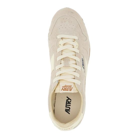26SS 오트리 윈드스핀 스웨이드 레더 스니커즈 WSLMUB01 Beige - AUTRY