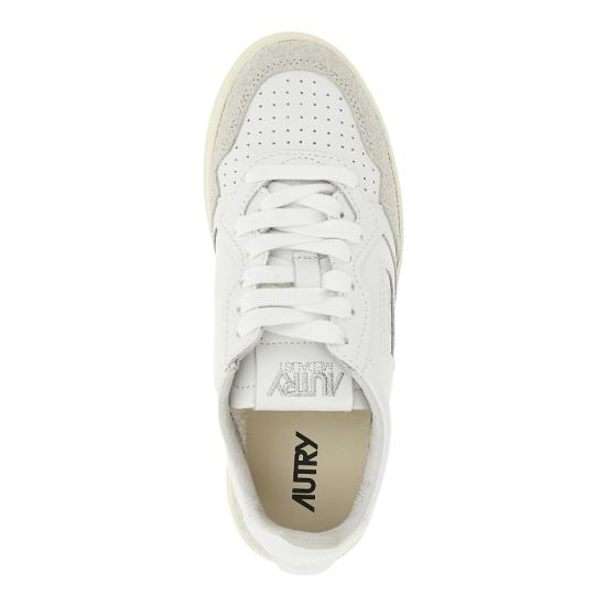 26SS 오트리 메달리스트 로우 레더 스니커즈 AULWPK01 White - AUTRY