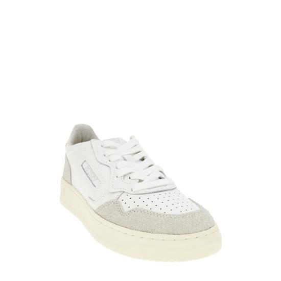26SS 오트리 메달리스트 로우 레더 스니커즈 AULWPK01 White - AUTRY