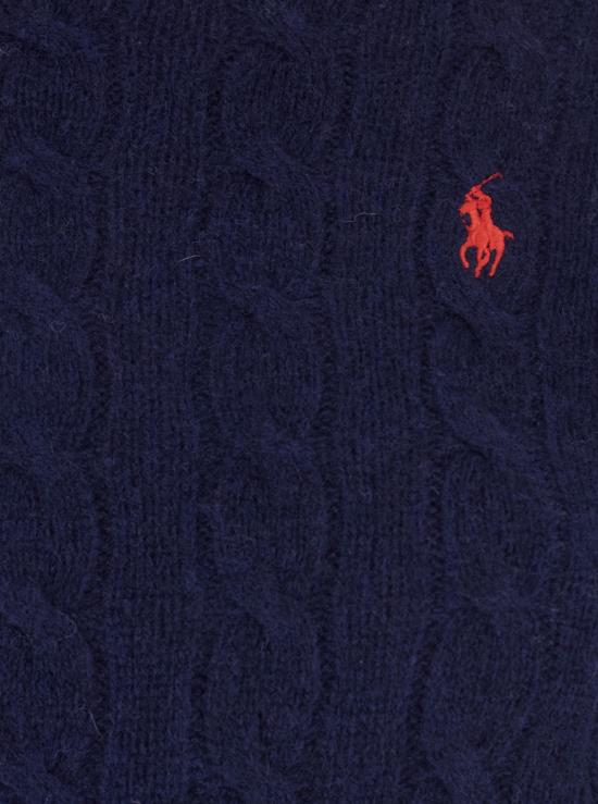 26FW 폴로 랄프로렌 폴로 자수 케이블 니트 스웨터 211971865003 Blu - POLO RALPH LAUREN