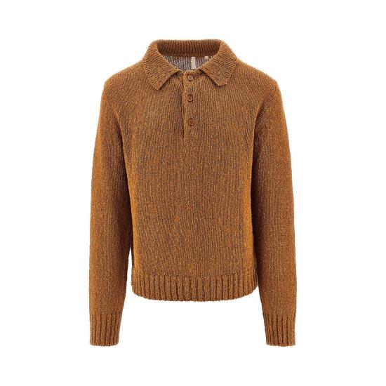 26SS 선플라워 릴랙스핏 반팔 폴로 티셔츠 3080 Brown