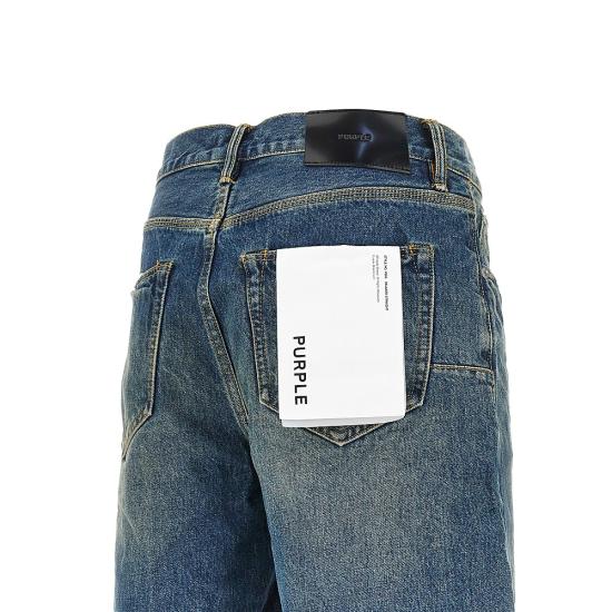 26SS 퍼플 브랜드 데님 숏팬츠 P059 VTST226 Blue - PURPLE BRAND