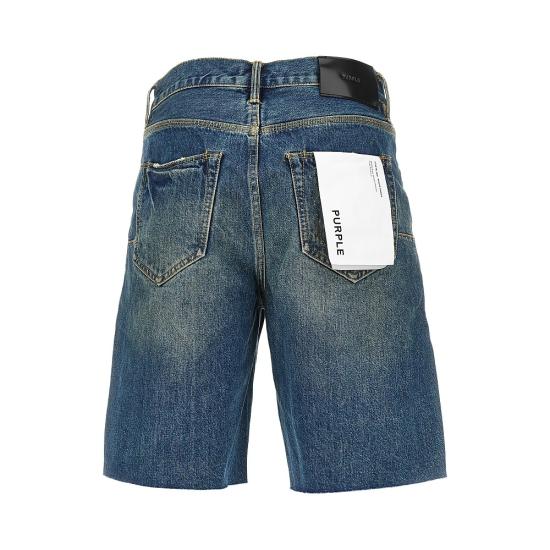 26SS 퍼플 브랜드 데님 숏팬츠 P059 VTST226 Blue - PURPLE BRAND