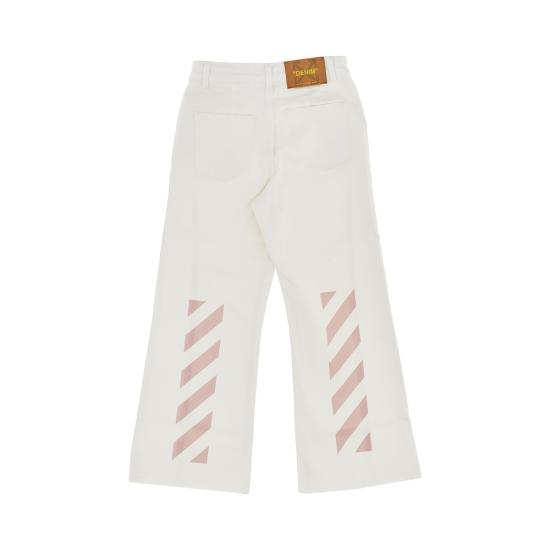 26SS [키즈] 오프화이트 스트레이트 팬츠 44GYB002S26D001 - OFF WHITE