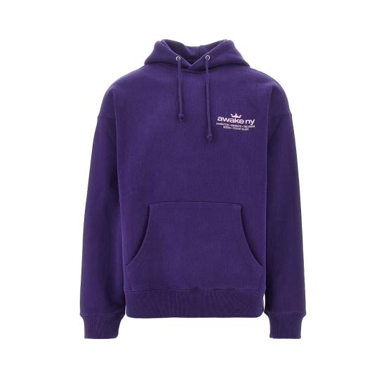 26SS 어웨이크 NY 후드 티셔츠 AWK SP26 HD001 Purple