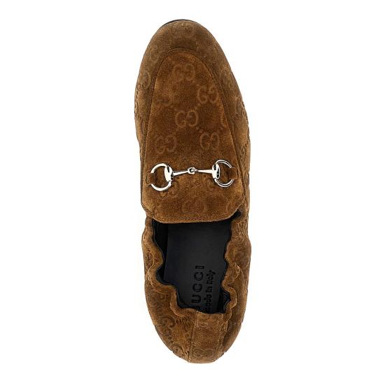 26SS 구찌 로퍼 854414AADWE Brown - GUCCI