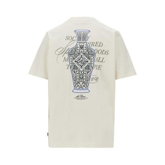 26SS 레듀 반팔 티셔츠 1001576 White - LES DEUX