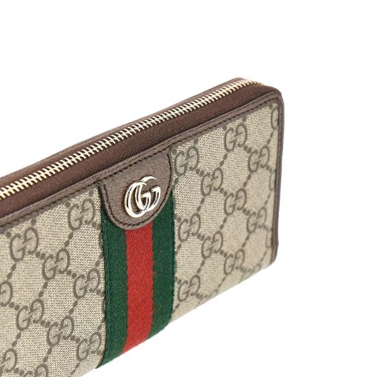 26FW 구찌 오피디아 집 어라운드 월렛 838484FAE0L Beige - GUCCI