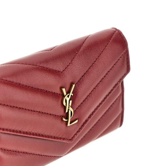 26SS 생로랑 가죽소품 863726AAEAX Red - SAINT LAURENT
