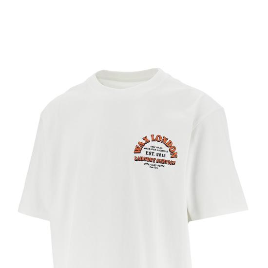 26SS 왁스 런던 반팔 티셔츠 MILTONSSTEE White - WAX LONDON