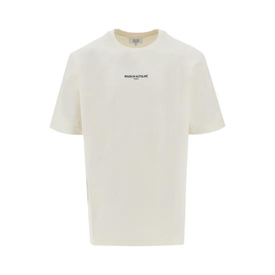 26SS 메종키츠네 파리 컴포트 티셔츠 QM00100KJ7025 Beige