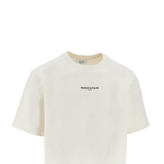 26SS 메종키츠네 파리 컴포트 티셔츠 QM00100KJ7025 Beige - MAISON KITSUNE