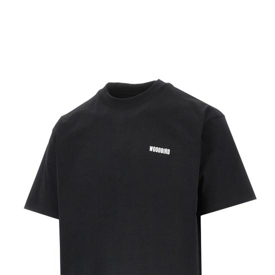26SS 우드버드 반팔 티셔츠 2616 401 Black - WOODBIRD