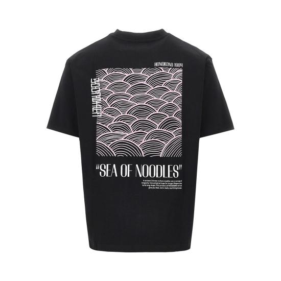 26SS 우드버드 반팔 티셔츠 2616 401 Black - WOODBIRD