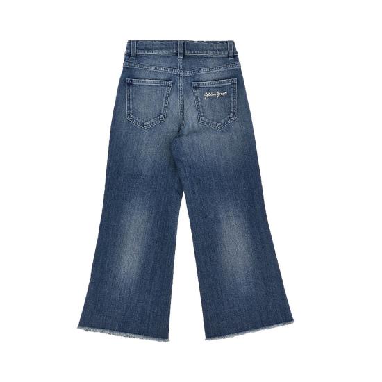 26SS [키즈] 골든구스 진 GKP02622P002479 Blue - GOLDEN GOOSE