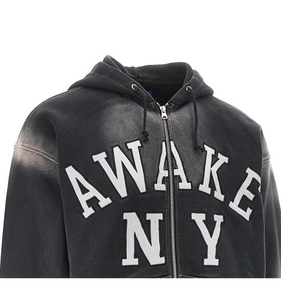 26SS 어웨이크 NY 후드 티셔츠 AWK SP26 HD002 Black - AWAKE NY