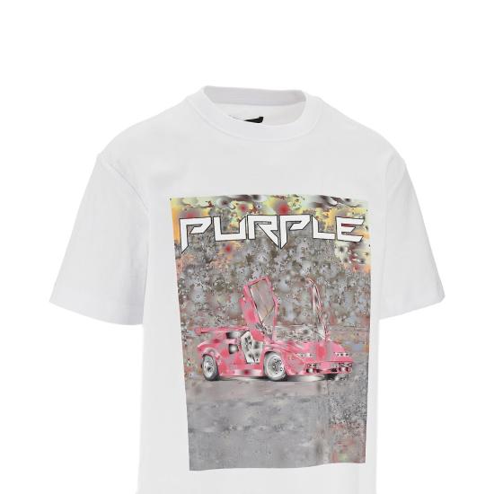 26SS 퍼플 브랜드 반팔 티셔츠 P104 TBDS226 White - PURPLE BRAND