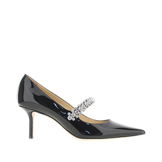 26SS 지미추 힐/펌프스 BING PUMP 65PAT Black