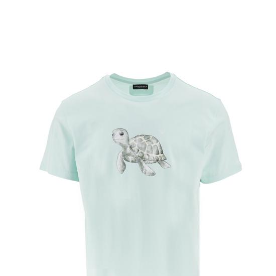 26SS 엠포리오 아르마니 반팔 티셔츠 EM000574AF20447 Green - EMPORIO ARMANI