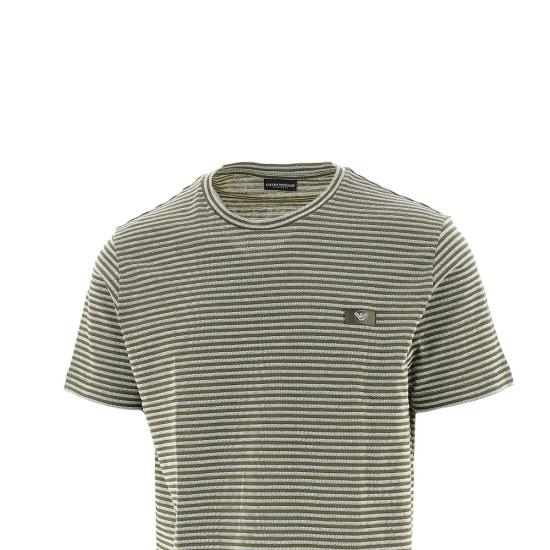 26SS 엠포리오 아르마니 반팔 티셔츠 EM000574AF20452 Green - EMPORIO ARMANI