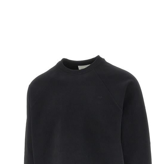 26SS 아미 코튼 드 하트 스웨트셔츠 USW757747 Black - AMI