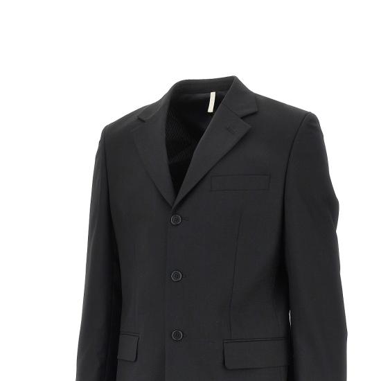 26SS 선플라워 더블 브레스티드 린넨 자켓 더블 브레스티드 린넨 자켓 4209 3 Black - SUNFLOWER