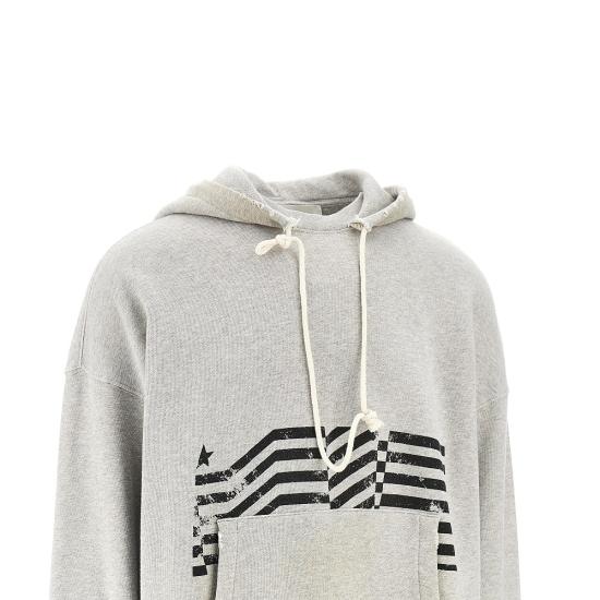 26SS 골든구스 후드 티셔츠 GUP02545P002381 Grey - GOLDEN GOOSE