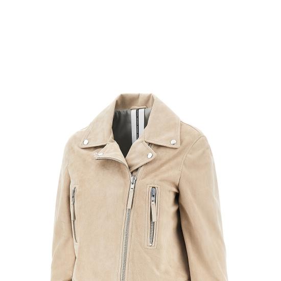 26SS 스워드 가죽 자켓 SE26 8387SUE Beige - S.W.O.R.D