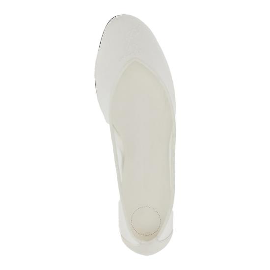 26SS 자크뮈스 플랫 슈즈 FOW00183AW00814 White - JACQUEMUS