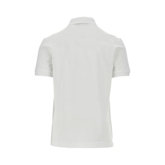 26FW 돌체앤가바나 로고 코튼 피케 폴로 셔츠 G8PL4TG7P1D White - DOLCE & GABBANA