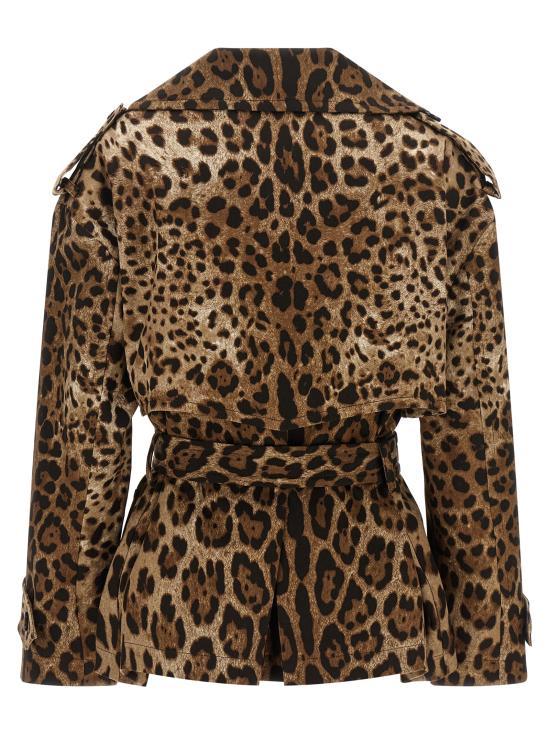 26FW 돌체앤가바나 트렌치 코트 F9U46TFSFN4HY13M Brown - DOLCE & GABBANA