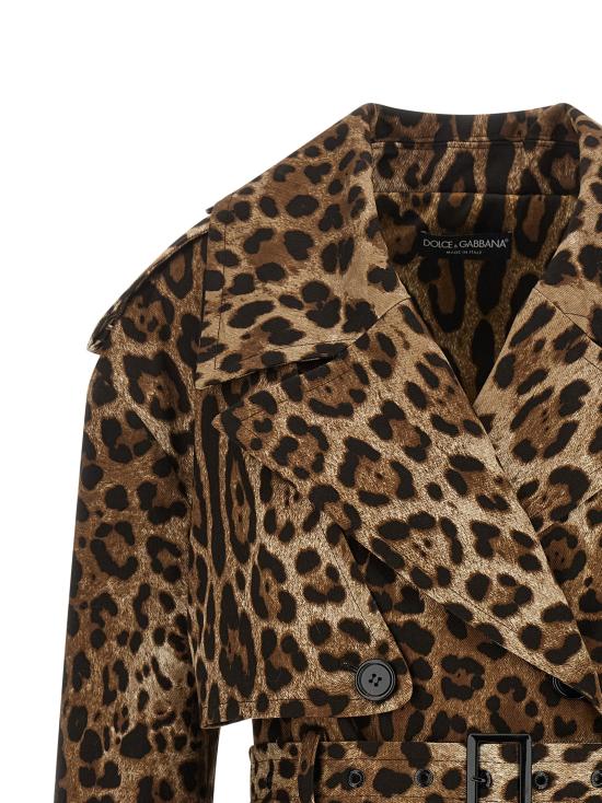 26FW 돌체앤가바나 트렌치 코트 F9U46TFSFN4HY13M Brown - DOLCE & GABBANA