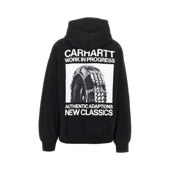 26SS 칼하트 WIP 후드 션 해밀턴 스웨트셔츠 I036374 Black - CARHARTT WIP