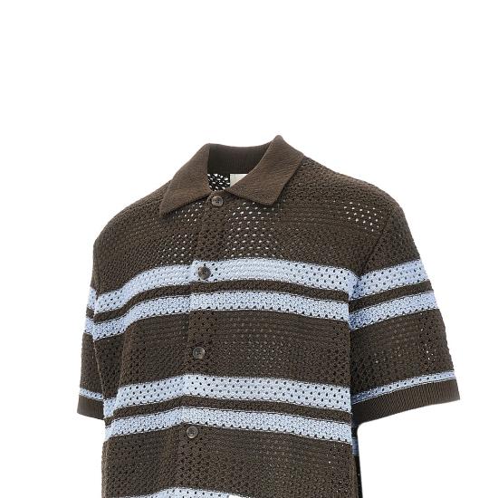 26SS 레듀 반팔 셔츠 1001304 Brown - LES DEUX