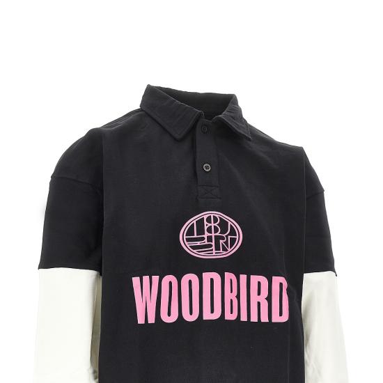 26SS 우드버드 폴로 티셔츠 2616 609 Black - WOODBIRD