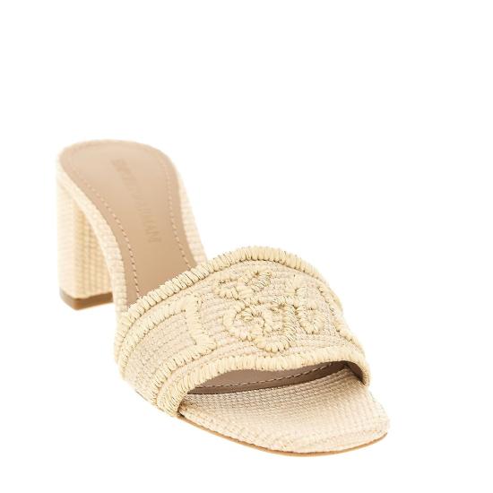 26SS 엠포리오 아르마니 뮬/슬리퍼 EW004453AF25070 Beige - EMPORIO ARMANI