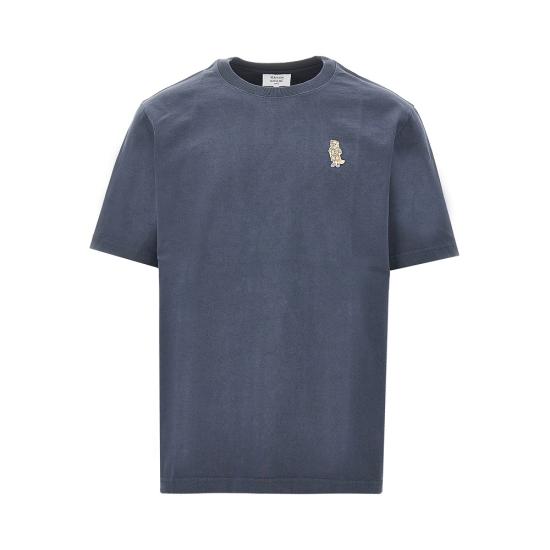 26SS 메종키츠네 드레스드 폭스 컴포트 티셔츠 QM00101KJ7025 Blue