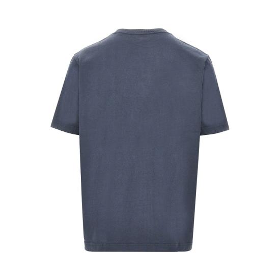 26SS 메종키츠네 드레스드 폭스 컴포트 티셔츠 QM00101KJ7025 Blue - MAISON KITSUNE