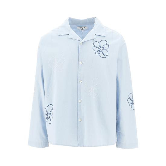 26SS 왁스 런던 긴팔 셔츠 COREYLSSHIRT Blue