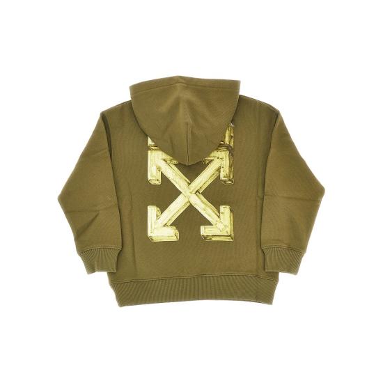 26SS [키즈] 오프화이트 티셔츠 44BBB001S26F004 Green - OFF WHITE
