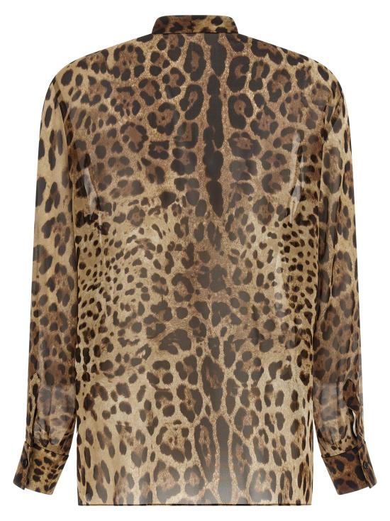 26FW 돌체앤가바나 블라우스 F5T27TIS1DYHY13M Brown - DOLCE & GABBANA