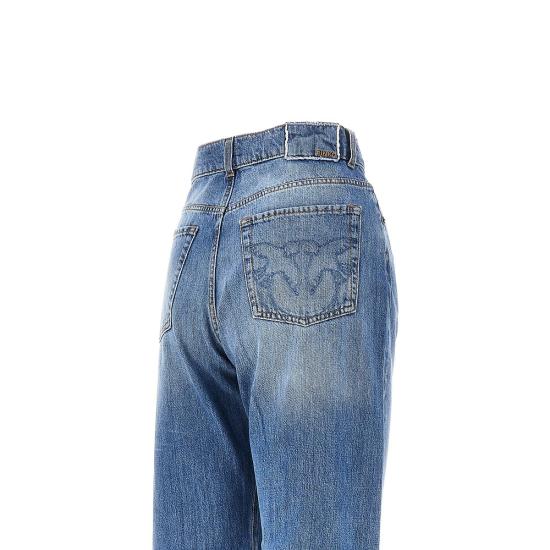 26SS 핑코 데님 팬츠 101733A323 Blue - PINKO